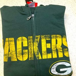 NFL apparel Green Bay packers men’s jacket with hoodie